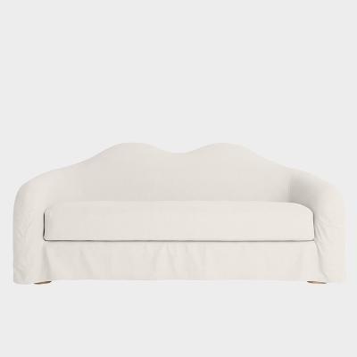 【カバー】SHIMIDO（シミド）3 シート ソファ  ショート カバー メレンゲ