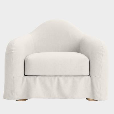 【カバー】SHIMIDO（シミド）ショート アームチェア用 シート カバー メレンゲ