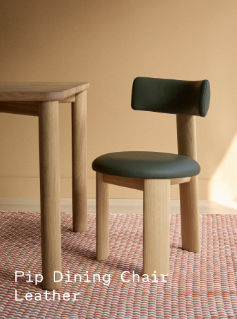 PIP DINING CHAIR LEATHER